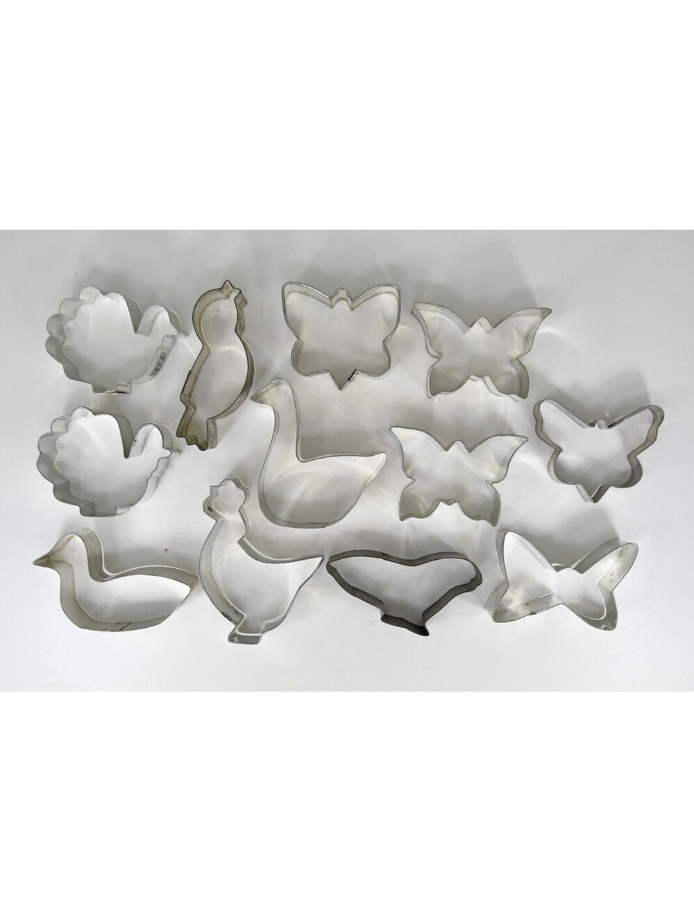 Cookie Cutter Lot 12 Spring Birds Butterfly Chicken Chick Duckling Goose Easter
